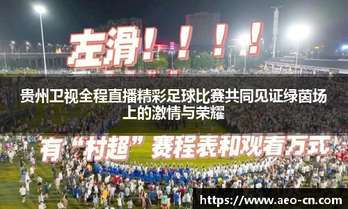 贵州卫视全程直播精彩足球比赛共同见证绿茵场上的激情与荣耀