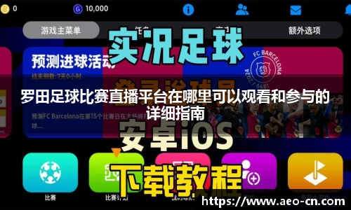 罗田足球比赛直播平台在哪里可以观看和参与的详细指南
