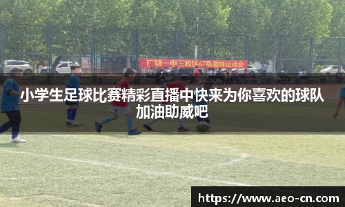 小学生足球比赛精彩直播中快来为你喜欢的球队加油助威吧